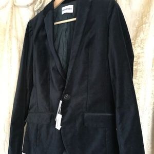 Zadig & Voltaire Vero Black Velvet Blazer Jacket